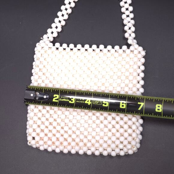 Vintage Hong Kong Beaded Evening Clutch Handbag Purse Zipper Closure - Picture 5 of 5